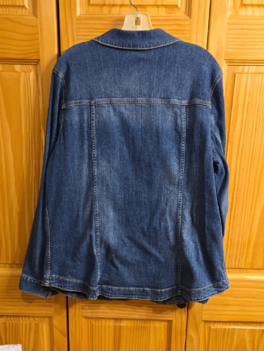 J. Jill Dark Blue Denim Jacket - Picture 4 of 4